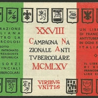 Cinderella Stamp - Campagna nazionale antitubercolare, 1965