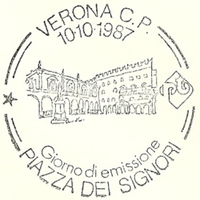 Cancellation - Italy (Verona) - 1987 October 10