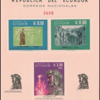 Miniature Sheet - Ecuador - 1966