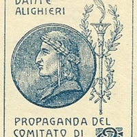 Cinderella Stamp - Società Dante Alighieri, Comitato di Santiago-Cile